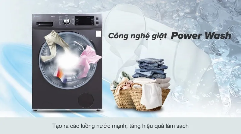 Máy giặt Casper sử dụng công nghệ Power Wash